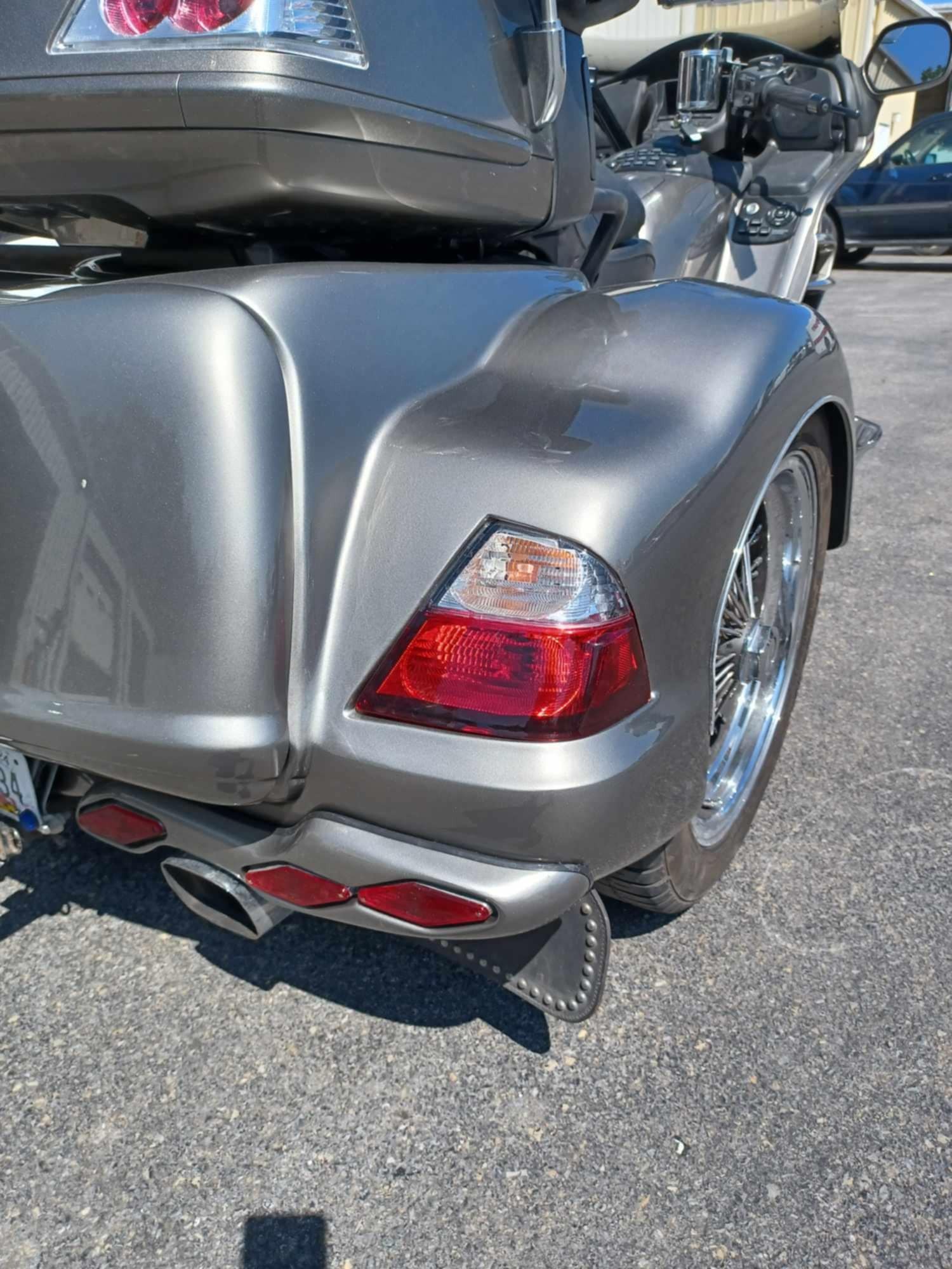 Silver Monarch Trike 3-Wheeler Rear View After Body Repairs | Hagerstown Spring & Alignment